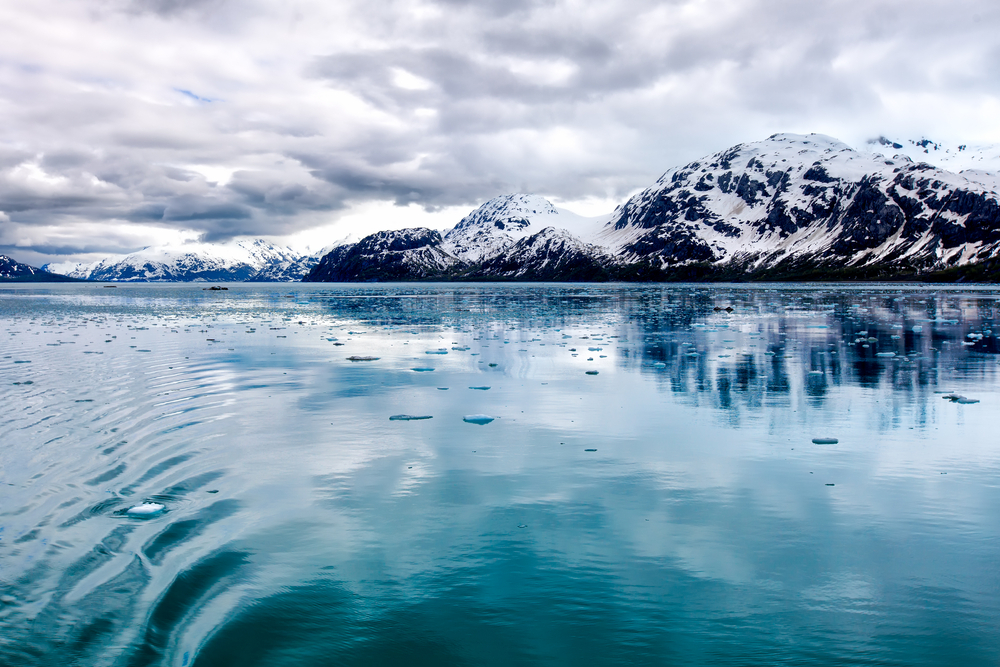 Alaska wilderness landscape at Glacier Bay National Park