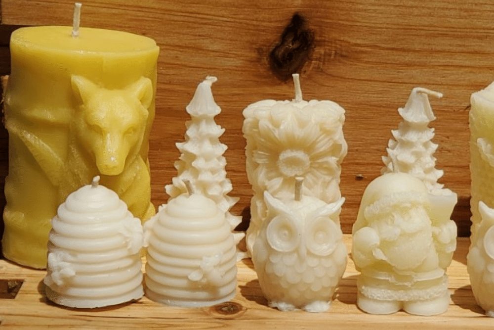 beeswax candles from George Wimmer